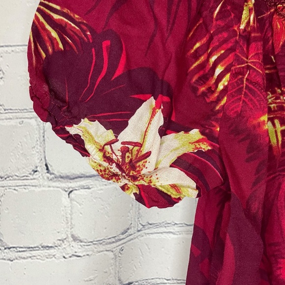 Lucky Brand Hawaiian Blouse - Picture 5 of 6